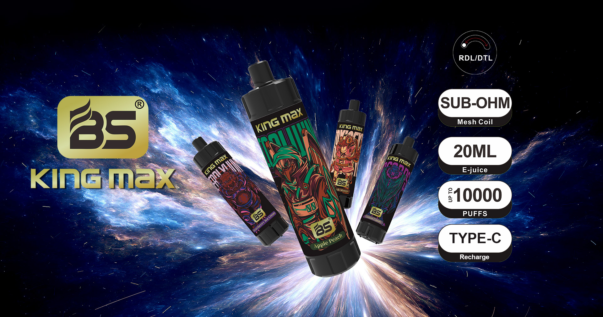 BS Kingmax 10000 puffs